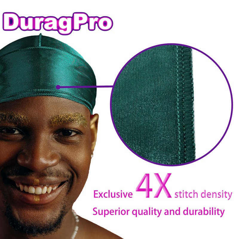DuragPro Silk Durag for Men and Women, Silky Satin Do