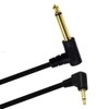 Qaoquda 6.35mm to 3.5mm Audio Cable, 90 Degree Angle 1/4