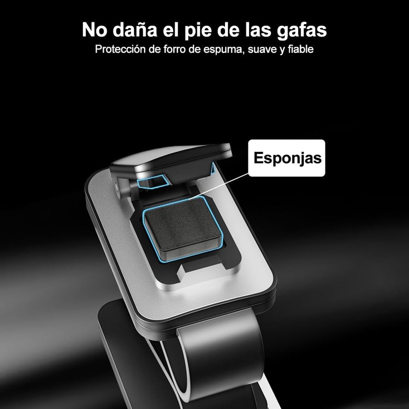 Soporte para Gafas de Coche, Soporte Universal de Gafas de