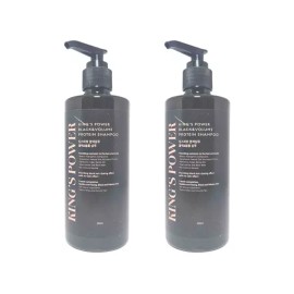 King Power 킹스파워 블랙 앤 볼륨 샴푸 300ml 2개 King Power Black & Volume Shampoo 300ml 2pcs