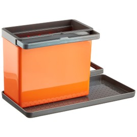 Metaltex Sink Organiser, Orange, 24 x 12.5 x 14 cm