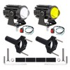 Windance 2 Pack,Motorcycle LED Spotlight Hi/Lo Beam Yellow White Driving