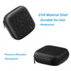 PATIKIL 2.95x2.95" Electronic Organizer Case, 2Pcs EVA Hard Waterproof Square