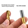 HUAZHICHUN Titanium Twist Drill Bits Set - 16 Pieces Premium
