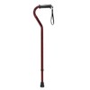 Drive Medical Adjustable Height Offset Handle Cane with Gel Hand