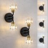 ZenQuirk Crystal Wall Sconces Set of Two - Wall Light