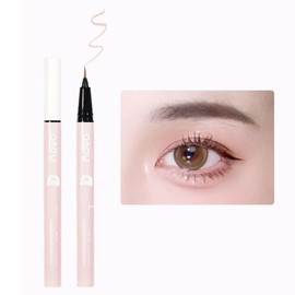NOVO Precision Eyeliner, Extra Fine Eyeliner, 0.001mm Tip, Extra Fine Smooth Eyeliner, Smearproof Teardrop Bag Eyeliner, Waterproof and Sweat Resistant, Ultra Fine Color, Long Lasting Color, Smear