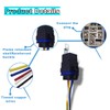 80AMP 5-Pin SPDT Waterproof Relay with Socket Harness Kit, 12