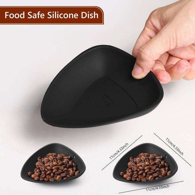 Bincoo Flexible Silicone Coffee Dosing Cup - No-Spill Bean Pouring