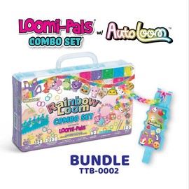 Auto Loom For Crafting (Loom 4x Faster!), Multiple Bundles to Choose From:_Loomipal Set w/ Autoloom 2.3K bands, Case, 3 Looms