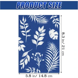 Sun Print Paper Kit Cyanotype Paper, 60 Sheets Cyanotype Papers with 1 Sheet Acrylic Panel, High Sensitive Nature Solar Activated Printing Art Supplies for Arts Crafts DIY Project