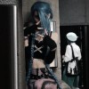 Jextech Peluca Jinx Doble Trenza 100cm League Of Legends Cosplay