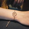 Philip Jones Rose Gold Plated Tree of Life Bracelet Created