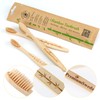 Premiumswede Bamboo Toothbrushes Soft Bristles Adult - 8 Pack Eco-Friendly