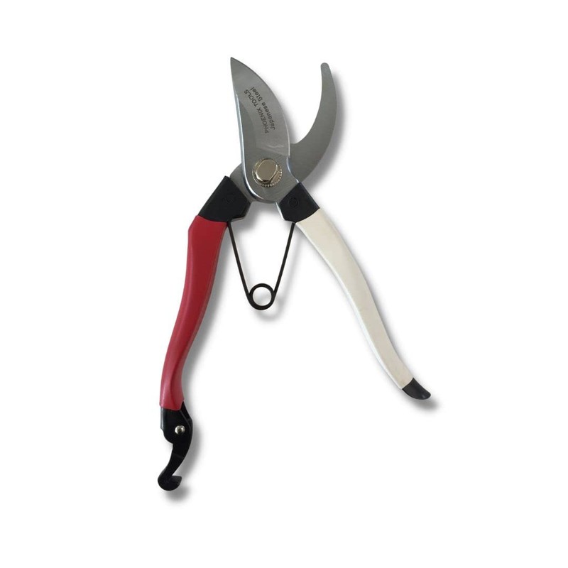Phoenix Tools Professional Grade Hand Prunner Japanese Steel Red/White