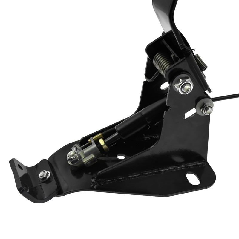 HDBUBALUS Motorcycle Adjustable Rider Backrest with Pad Foldable Driver Backrest