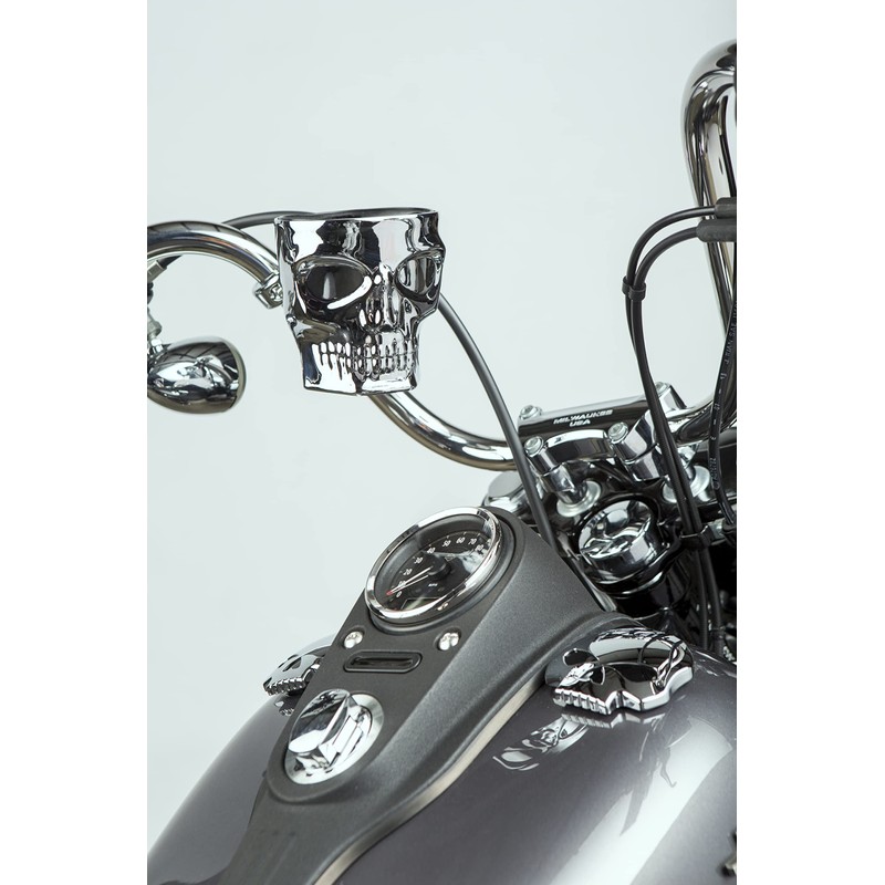 Kruzer Kaddy The Skull Chrome Bar Mount