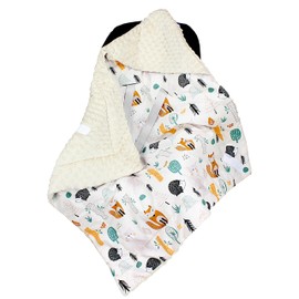 TupTam Padded Baby Winter Swaddling Blanket for Baby Car Seat -