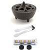 The Smudge Stick Shop Fresh Incense Burner Kit Cast Iron