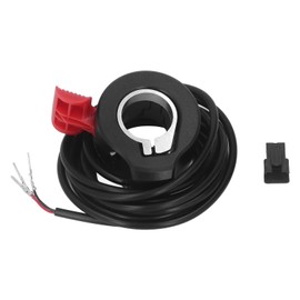 Electric Scooter Thumb Throttle Speed Control Thumb Accelerator Brake Throttle 1.6m Wire with Pin Terminal 130X Red