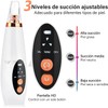 Winland Aspirador de puntos negros eléctrico, herramienta limpiadora de puntos
