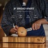 KYOKU Serrated Bread Knife - 8" - Shogun Series -