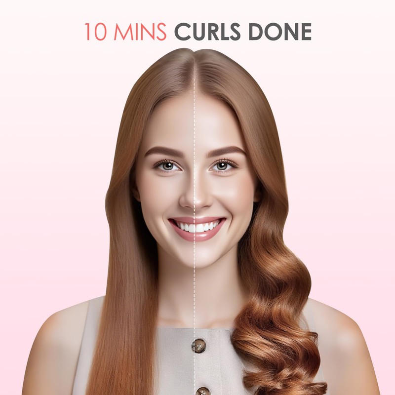 AraSyleon Auto Hair Curler, Automatic Curling Iron with 4 Temperature