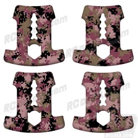 DJI Wrap/Skin For DJI Inspire 1 Battery Wraps 4 Batteries | Digi Camo Red