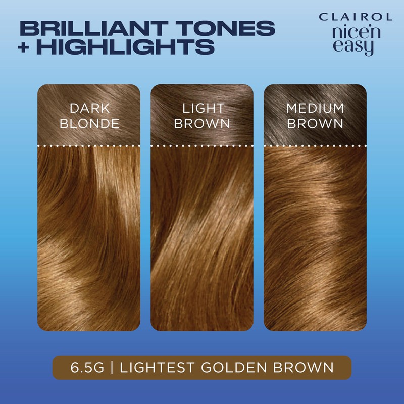 Clairol Nice'n Easy Crème, Natural Looking Oil Infused Permanent Hair