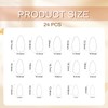 GlamRays Red Press on Nails Valentines False Nails Solid Red