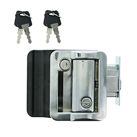 Road & Home RVP165 RV Entry Door Lock (Chrome Plated), 1 Pack
