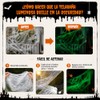 Araña Gigante Halloween Decoracion con Telaraña Elástica Luminosa 100g