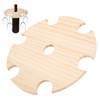 Wooden Wine Glass Drying Rack and Bottle Holder Wine Storage