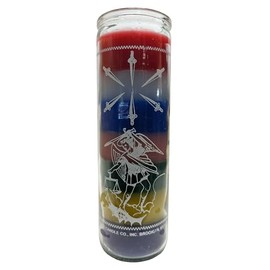 Las Siete Espadas Poderosas de San Miguel (Seven Powerful Swords of Saint Michael) 7 Color Devotional Candle