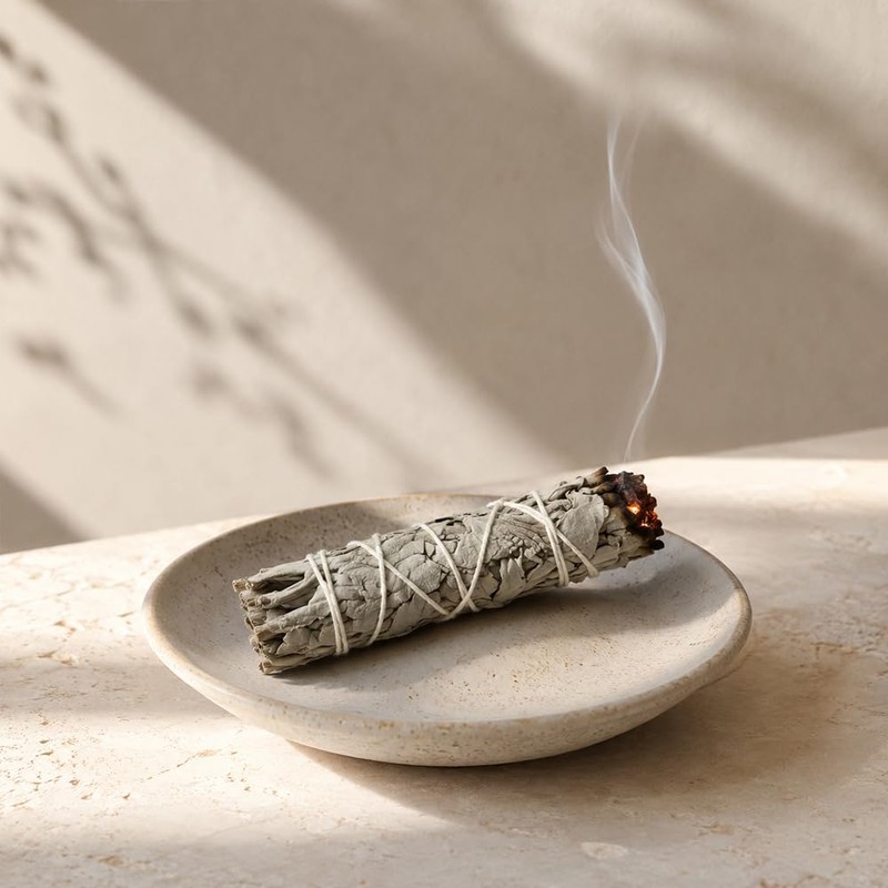 VIE Slimline White Sage Smudge Sticks, Pack of 2, Natural