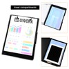 QWORK® Clipboard with Storage A4 Clipboard with Side Opening and