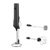 Handheld Milk Frother Wand Rechargeable with Stand - Double Whisk