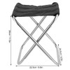 Portable Aluminum Alloy Folding Chair Stool for Outdoor Camping Picnic