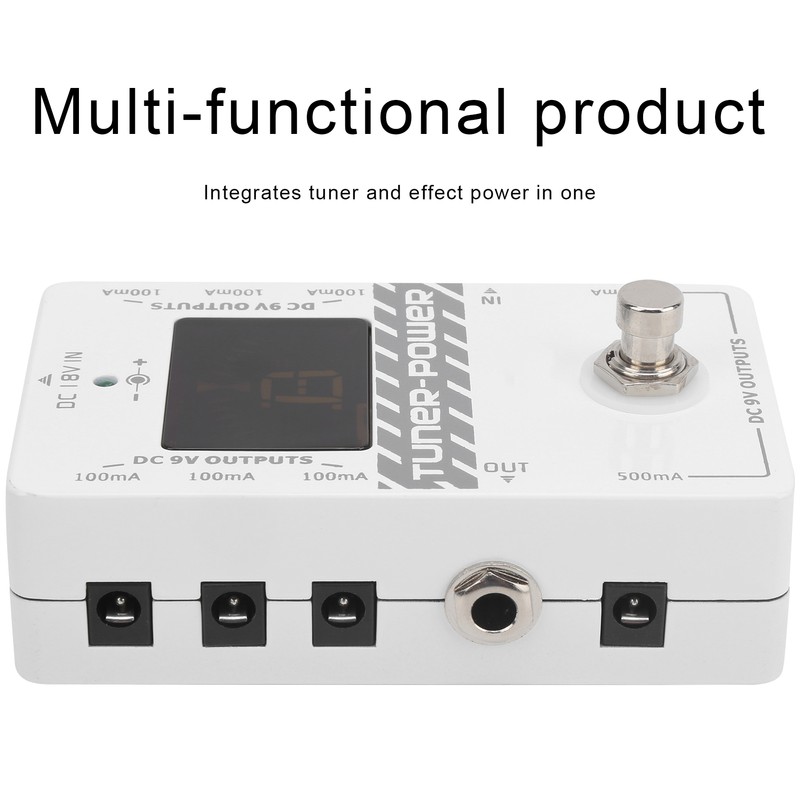 Tuner Power Supply 2‑in‑1 Electric Guitar Tuning Effects 8‑Way Isolated