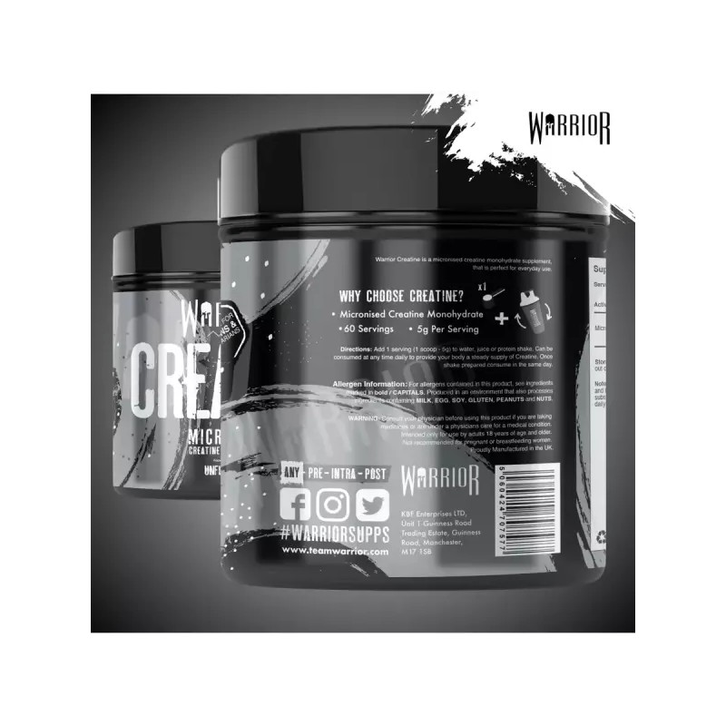Warrior 워리어 크레아틴 파우더 300g [블레이진 베리] Warrior Creatine Powder