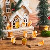 Maitys 14 Pcs Miniature Squirrel Fall Christmas Mini Figurine Garden