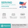 Naponal 12AWG-20ft Advanced Solar to XT60 Charging Cable,Redesign Solar Panel