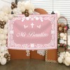 AIBIIN Mi Bautizo Banner Backdrop for Girl Pink Mexican Baptism