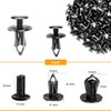 Mounting Clips, 100 Pieces Car Bumper Plastic Rivets, Bumper Expansion