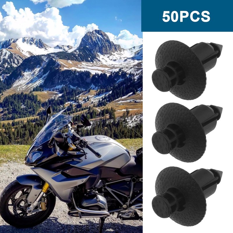 Create idea 50PCS 8mm Hole Motorcycle Rivet Fairing Trim Clips