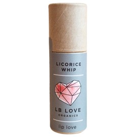 LB Love Organics Plastic Free Lip Love | Jumbo Organic Lip Balm | Organic Beeswax and Plant Based | Zero Waste Natural Lip Balm (Licorice Whip)