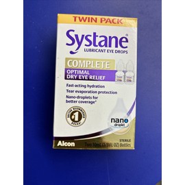 Systane Twin Pack Nano Droplet Exp- 03-2024 Optimal Relief Listed 10/11