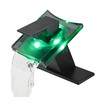Bathroom Faucet Black Led Light 3 Color Changing Waterfall Glass