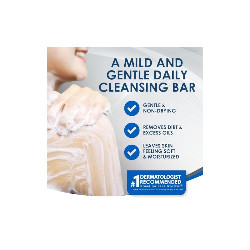 Vanicream Cleansing Bar 3.9 oz Pack of (3)