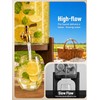 Drink Dispensers for Parties, Glass Beverage Dispenser with Stand